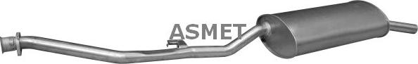 Asmet 12.021 - Silencieux arrière droxauto.com