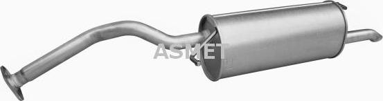 Asmet 20.026 - Silencieux arrière droxauto.com