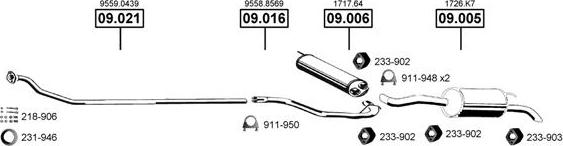 Asmet CI090655 - Échappement droxauto.com