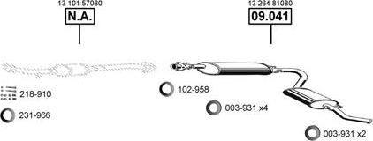 Asmet FI160985 - Échappement droxauto.com