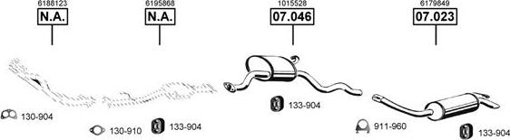 Asmet FO074840 - Échappement droxauto.com