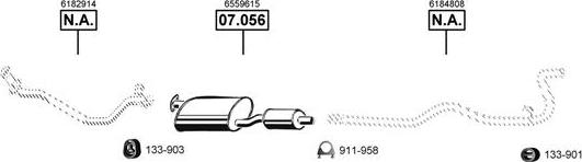 Asmet FO075490 - Échappement droxauto.com