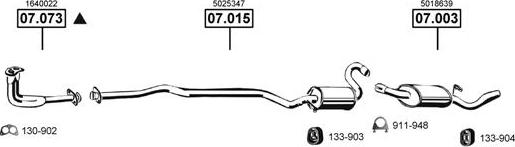 Asmet FO070570 - Échappement droxauto.com
