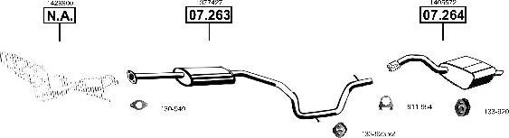Asmet FO073711 - Échappement droxauto.com