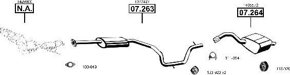Asmet FO073713 - Échappement droxauto.com