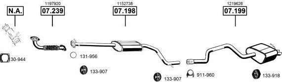 Asmet FO073730 - Échappement droxauto.com