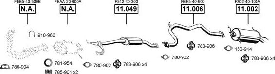 Asmet MA111990 - Échappement droxauto.com