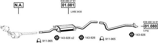 Asmet ME012582 - Échappement droxauto.com