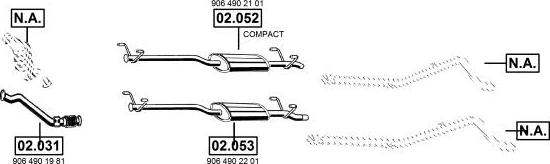 Asmet ME012530 - Échappement droxauto.com
