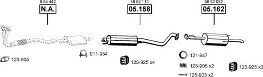 Asmet OP051470 - Échappement droxauto.com