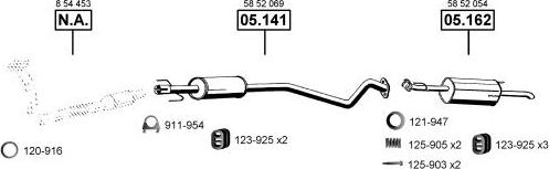 Asmet OP051515 - Échappement droxauto.com