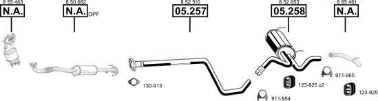 Asmet OP051792 - Échappement droxauto.com