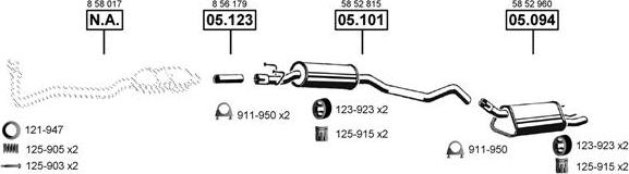 Asmet OP052315 - Échappement droxauto.com