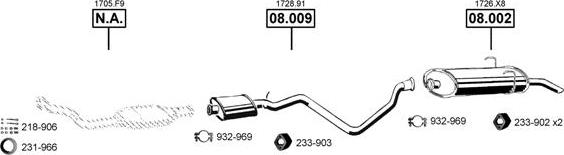 Asmet PE083240 - Échappement droxauto.com