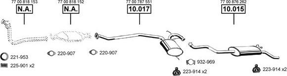 Asmet RE104255 - Échappement droxauto.com