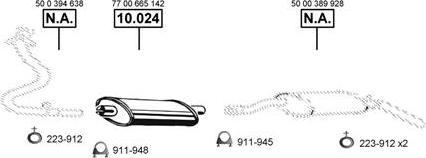 Asmet RE102140 - Échappement droxauto.com