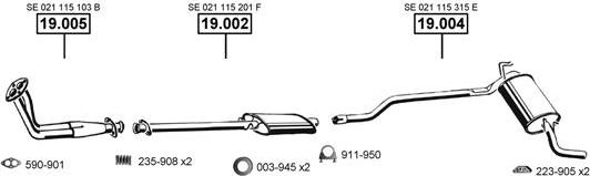 Asmet SE191350 - Échappement droxauto.com