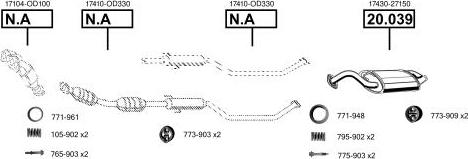 Asmet TO201995 - Échappement droxauto.com