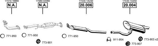 Asmet TO201100 - Échappement droxauto.com