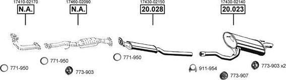 Asmet TO201120 - Échappement droxauto.com