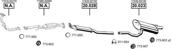 Asmet TO201200 - Échappement droxauto.com