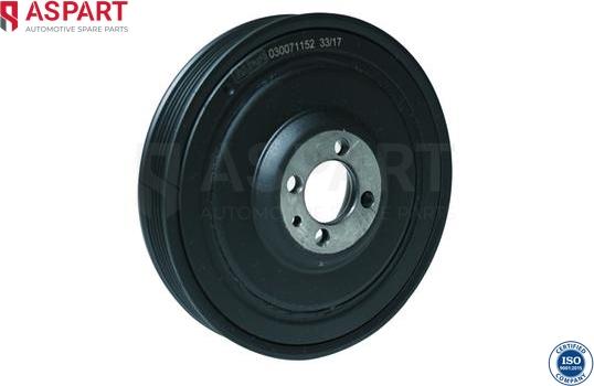 ASPART 8CBP1066 - Poulie, vilebrequin droxauto.com