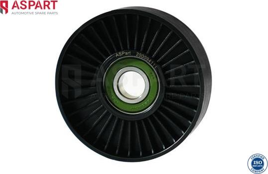 ASPART 8DGP1066 - Poulie renvoi / transmission, courroie trapézoïdale à nervures droxauto.com