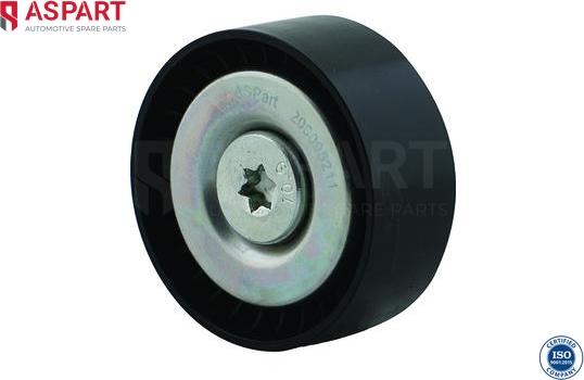 ASPART 8DGP1257 - Poulie renvoi / transmission, courroie trapézoïdale à nervures droxauto.com