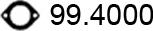 ASSO 99.4000 - Joint d'étanchéité, tuyau d'échappement droxauto.com