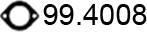 ASSO 99.4008 - Joint d'étanchéité, tuyau d'échappement droxauto.com