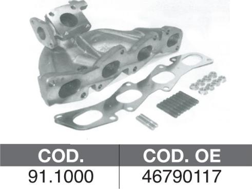 ASSO 911000 - Collecteur, système d'échappement droxauto.com