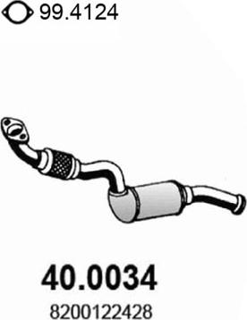 ASSO 40.0034 - Catalyseur droxauto.com