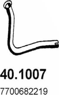 ASSO 40.1007 - Tuyau d'échappement droxauto.com