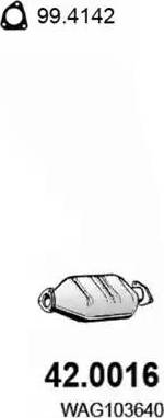 ASSO 42.0016 - Catalyseur droxauto.com