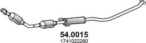 ASSO 54.0015 - Catalyseur droxauto.com