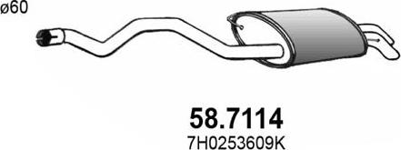 ASSO 58.7114 - Silencieux arrière droxauto.com