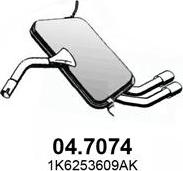ASSO 04.7074 - Silencieux arrière droxauto.com