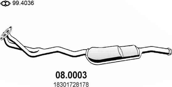 ASSO 08.0003 - Catalyseur droxauto.com
