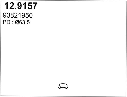 ASSO 12.9157 - Tuyau d'échappement droxauto.com