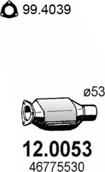 ASSO 12.0053 - Catalyseur droxauto.com