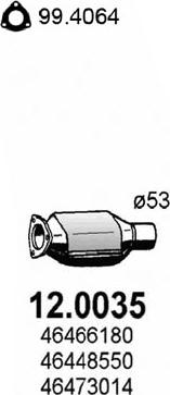 ASSO 12.0035 - Catalyseur droxauto.com