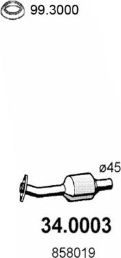 ASSO 34.0003 - Catalyseur droxauto.com