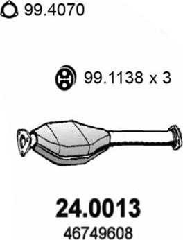 ASSO 24.0013 - Catalyseur droxauto.com
