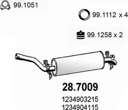 ASSO 28.7009 - Silencieux arrière droxauto.com