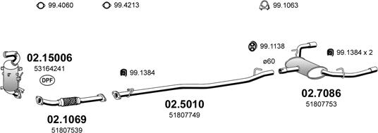 ASSO ART4598 - Échappement droxauto.com