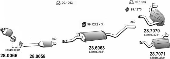 ASSO ART4050 - Échappement droxauto.com