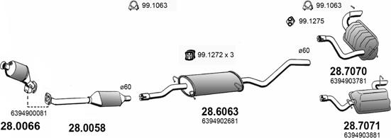 ASSO ART4052 - Échappement droxauto.com