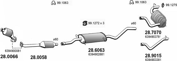 ASSO ART4064 - Échappement droxauto.com