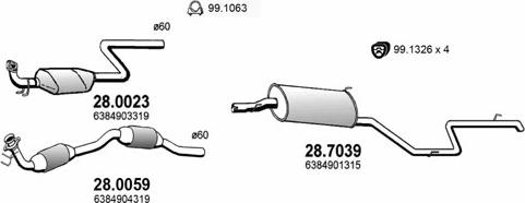 ASSO ART4068 - Échappement droxauto.com