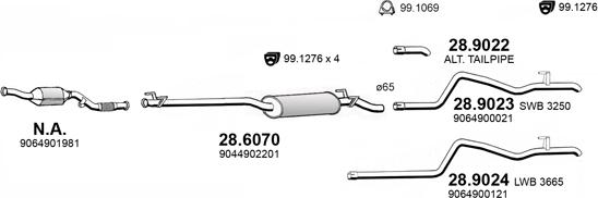 ASSO ART4147 - Échappement droxauto.com